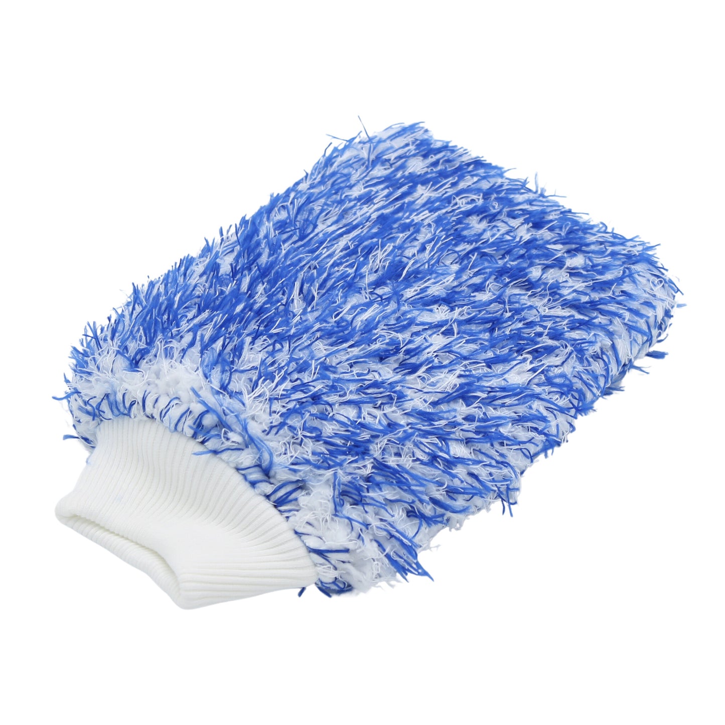 Microvezel Washandschoen Blauw/Wit