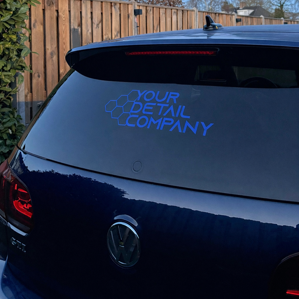 Your Detail Company Achterraam Sticker