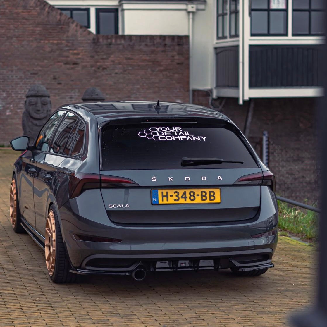 Your Detail Company Achterraam Sticker (GROOT)